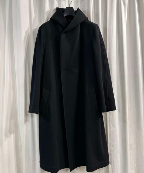 2015AW REGULATION yohji yamamoto MEN フード ロングコート（HY-C51-141）