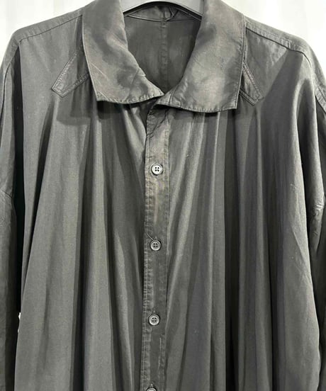 2018aw yohji yamamoto pour homme 素材切替えデザイン オーバーブラウス（HV-B03-800）