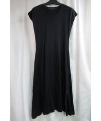 90's Y's yohji yamamoto vintage 黒 シンプル カットソーロングワンピース  YG-T53-015