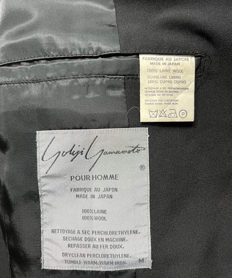 1990SS yohji yamamoto pour homme セットアップスーツ（H-ST-024xxx）