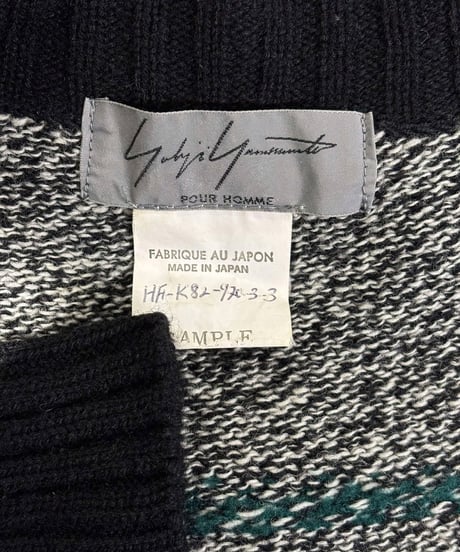 2014AW yohji yamamoto pour homme SAMPLE ロングカーディガン（HF-K82-970）