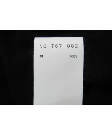 19aw B yohji yamamoto 半袖 断ち切りデザインプリントカットソー NC-T67-082