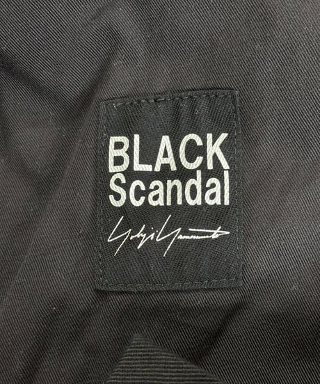 2021AW BLACK Scandal yohji yamamoto  コットンツイルストリングパンツ（HX-P74-042）