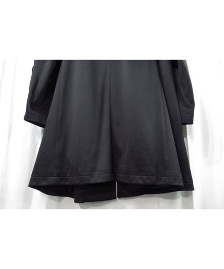 03ss yohji yamamoto pour homme 黒 ロゴ入りゼッケン ロングジャケット（HQ-C01-902）