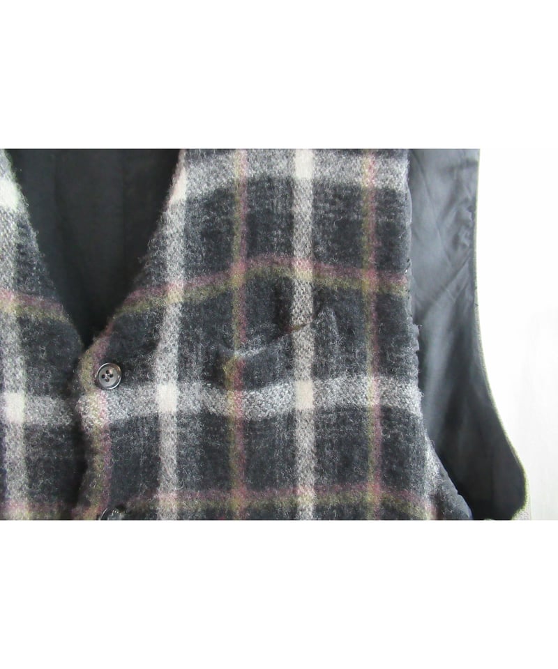 AD1994 COMME des GARCONS HOMME PLUS 縮絨 タータンチェック AD1994 COMME des GARCONS HOMME PLUS 縮絨 タータンチェック