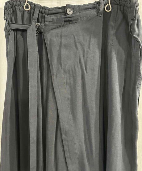 美品 BLACK Scandal yohji yamamoto ラップパンツ（HH-P92-845）