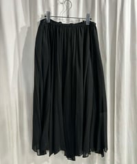 Y's レッド yohji yamamoto シルク ロングスカート（RV-S59-426）