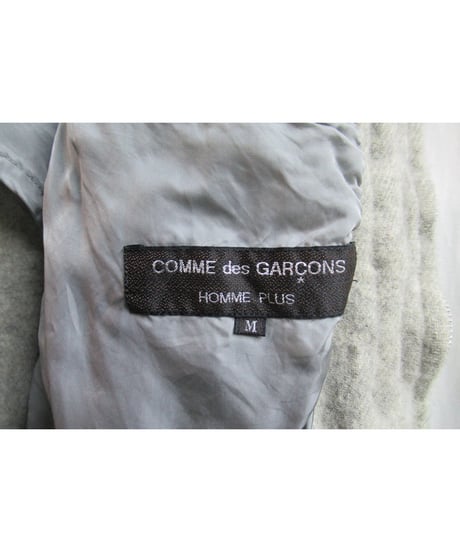 AD1994 COMME des GARCONS HOMME PLUS 縮絨 フロントジッパー 切替コーデュロイジャケット  PJ-04004M