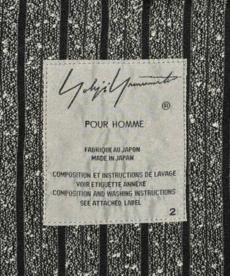 美品 2017AW yohji yamamoto pour homme 3ボタン切替ジャケット（HK-J54-816）