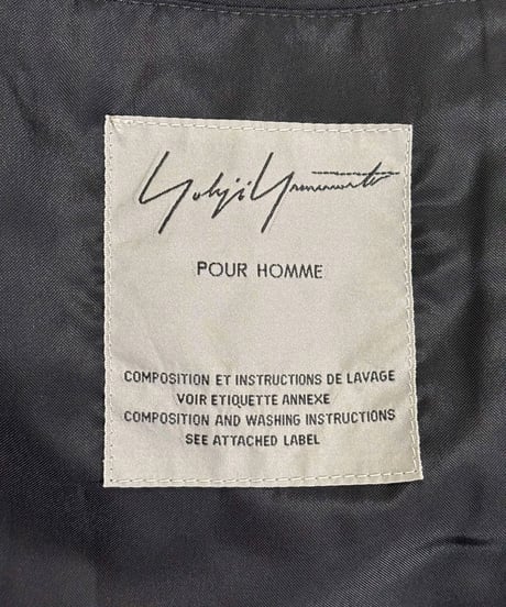 2020SS yohji yamamoto pour homme SAMPLE デザインジャケット（HN-J13-100）