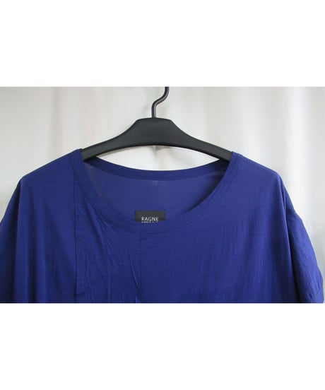 19ss RAGNE KIKAS yohji yamamoto +noir 紺 デザインカットソー NH-T45-087