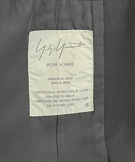 1998AW yohji yamamoto pour homme vintage 3釦デザインジャケット（HV-J62-174）