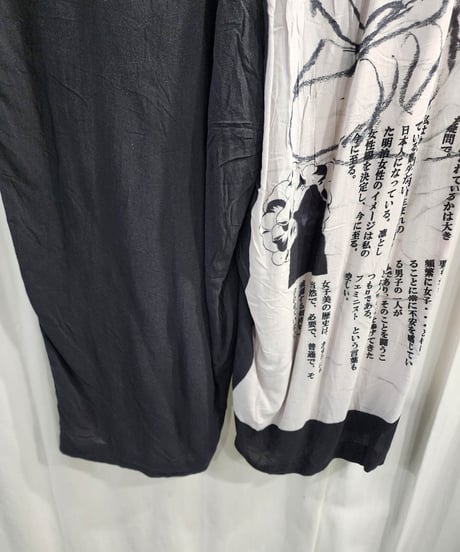 2019ss yohji yamamoto pour homme プリントパンツ （HH-P24－254）
