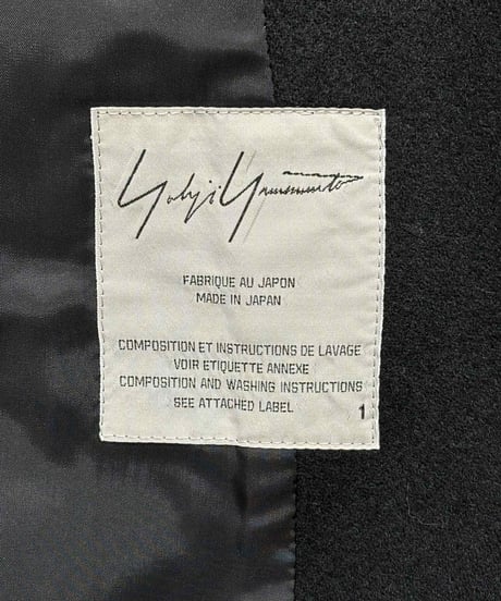 2017AW yohji yamamoto femme デザインジャケット（FK-J32-123）