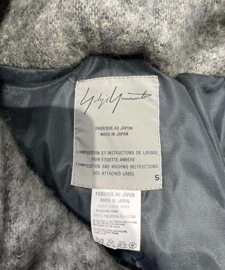 1998AW yohji yamamoto femme スナップ釦コート（FY-C20-134）
