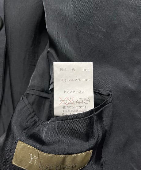Y's for men yohji yamamoto コットンコート（MM-C05-022）