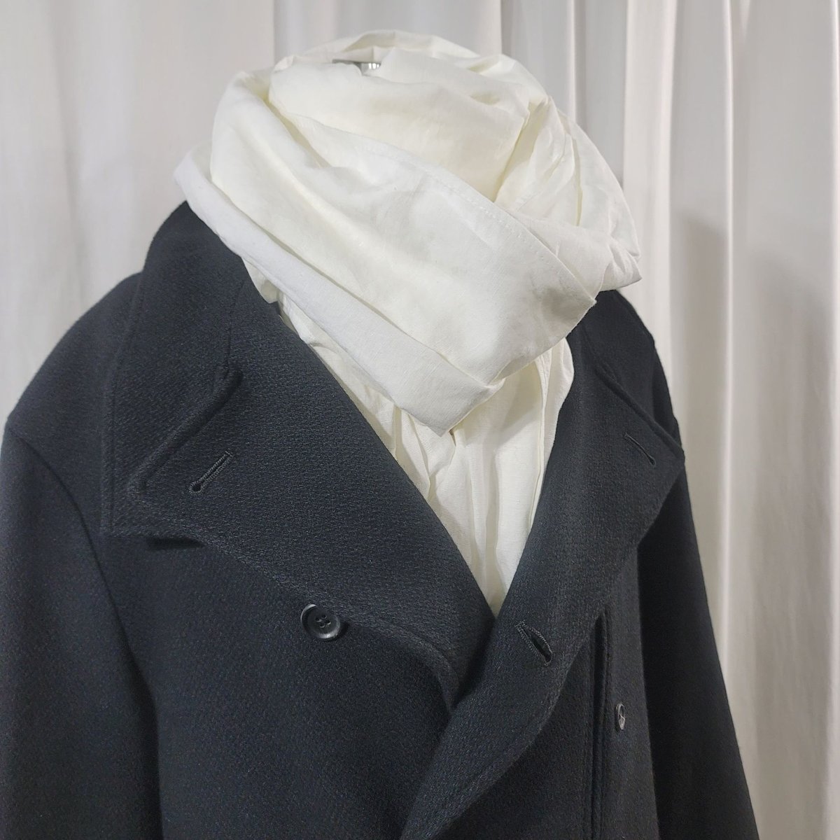 CLOSE GAME MASAYUKI MIZOGAMI 大判 ロングストール 白 | LA