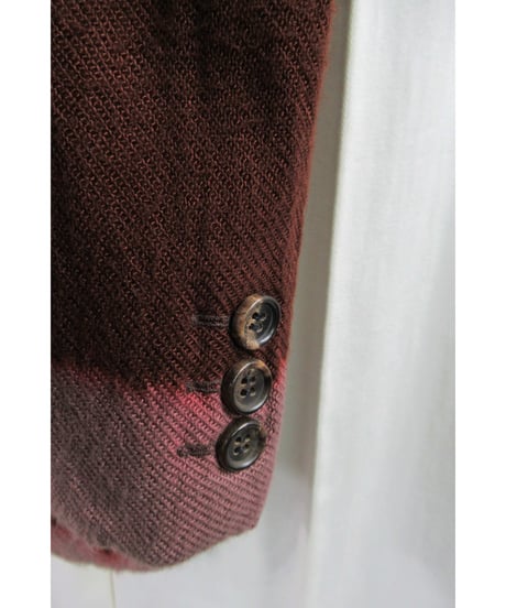 AD1993 COMME des GARCONS HOMME PLUS 脱色期 裾脱色デザインジャケット PJ-04023M