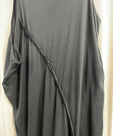Y's yohji yamamoto 綿 デザインワンピース（YN-T26-064）