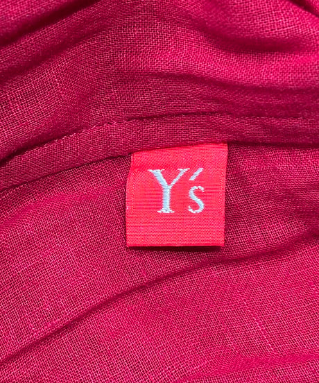 Y's 赤タグ yohji yamamoto リネンスカート（YD-S63-362）