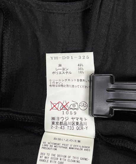 Y's yohji yamamoto ノースリーブワンピース（YH-D01-325）