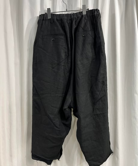2022SS yohji yamamoto pour homme デザインサルエルパンツ（HG-P14-800）