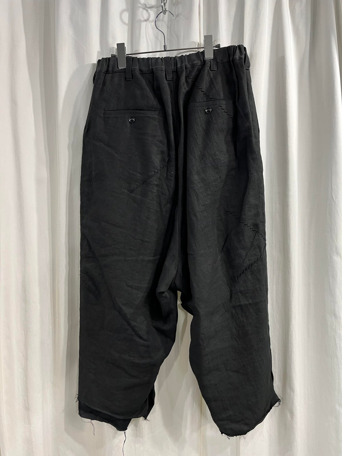 2022SS yohji yamamoto pour homme デザインサルエルパンツ(HG 2022SS yohji yamamoto pour homme デザインサルエルパンツ(HG