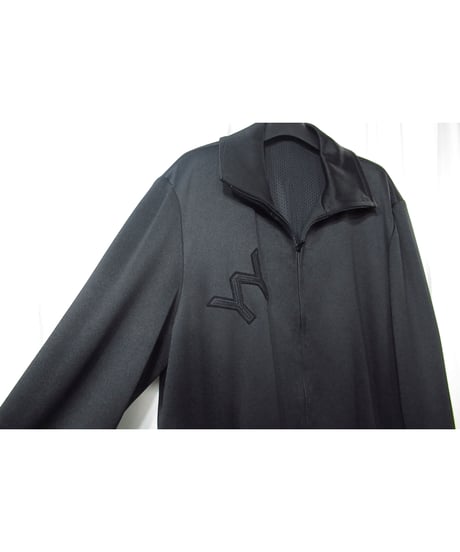 03ss yohji yamamoto pour homme 黒 ロゴ入りゼッケン ロングジャケット（HQ-C01-902）
