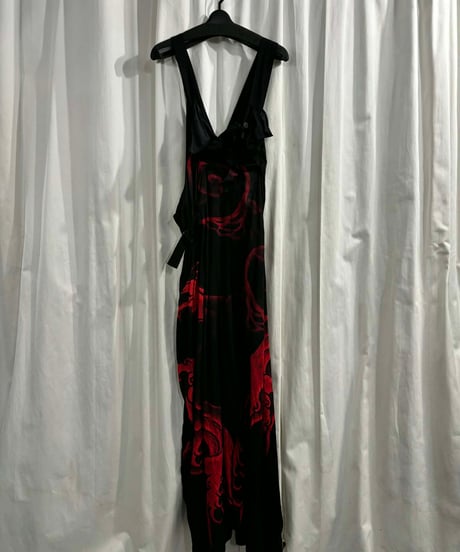 2018SS yohji yamamoto femme デザインドレス（FW-D31-214）