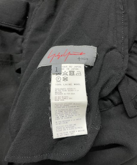 2021SS yohji yamamoto + NOIR デザインパンツ（ND-P25-103）