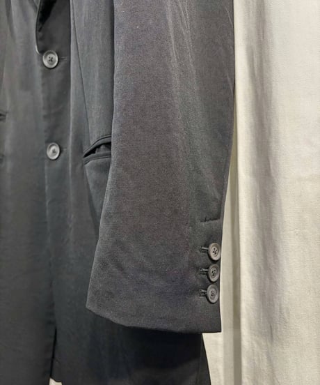 2020SS yohji yamamoto pour homme ファスナーロングジャケット（HN-J34-100）