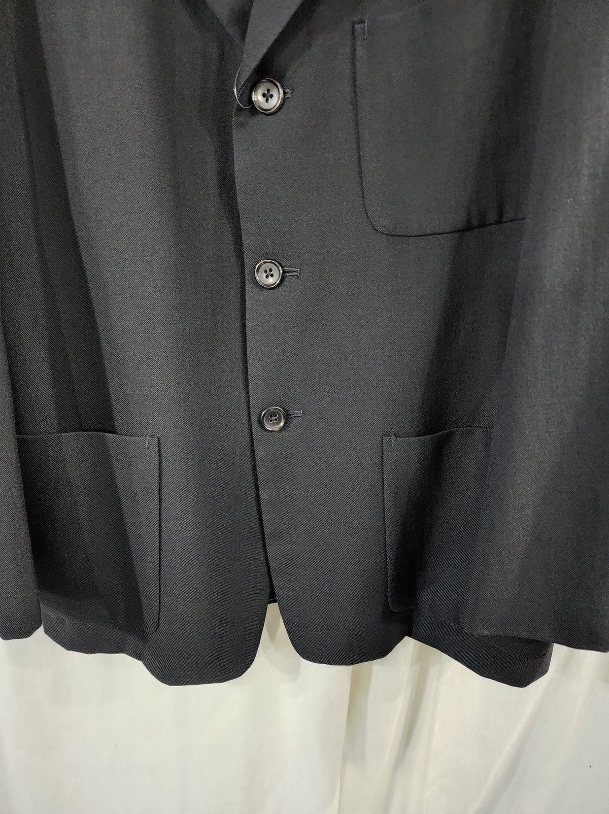 2018AW Y's for men yohji yamamoto 黒 3釦 デザインジャケッ