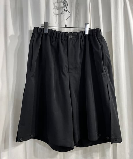 2020SS yohji yamamoto pour homme デザインハーフパンツ（HN-P48-100）
