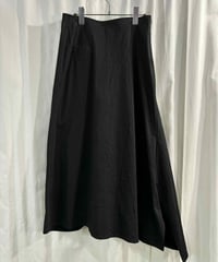 2017AW yohji yamamoto +noir アシメトリーデザインスカート （NK-S13-016）