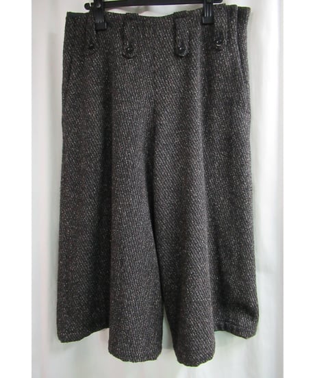 Y’s yohji yamamoto ツイード ボックスワイドパンツ YL-P30-138