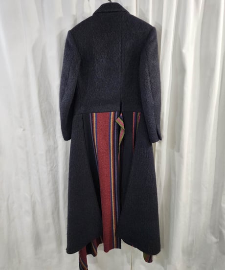 美品1995aw yohji yamamoto femme M's collection  vintage レイヤードロングジャケット (FE-J20-121)