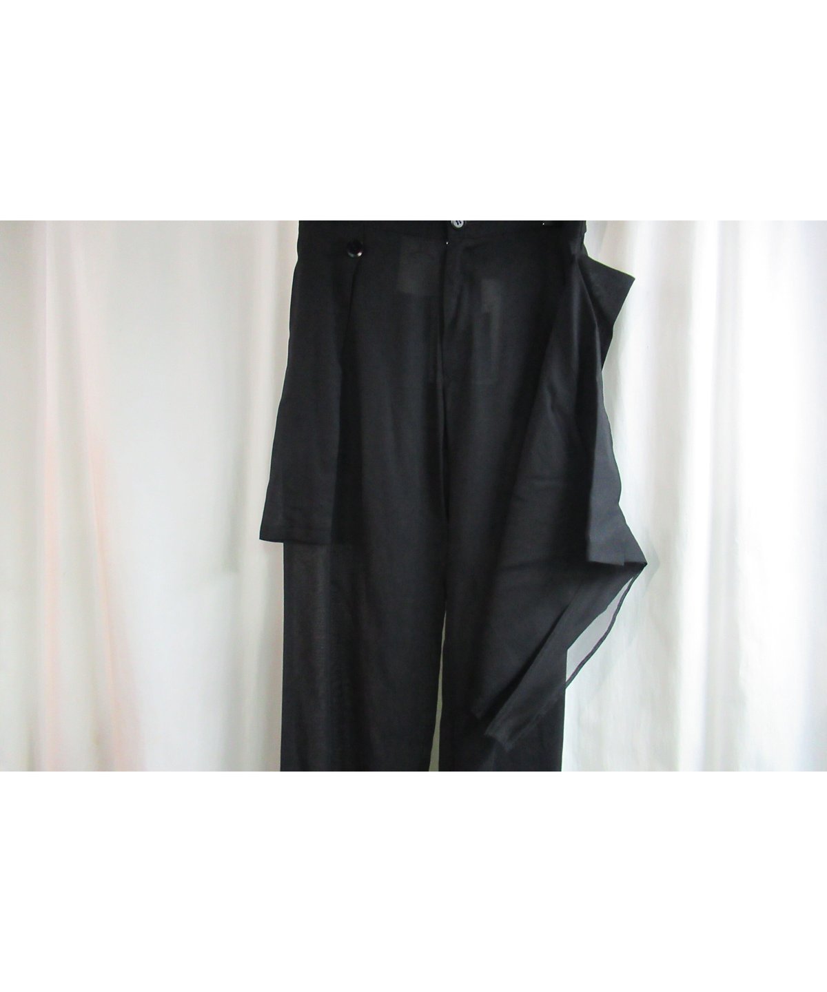 新品 14ss yohji yamamoto +noir 巻きスカートデザインパンツ NG-P