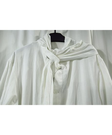 17ss yohji yamamoto pour homme コットン ストールデザイン スタンドカラーコート（HD-C02-013）