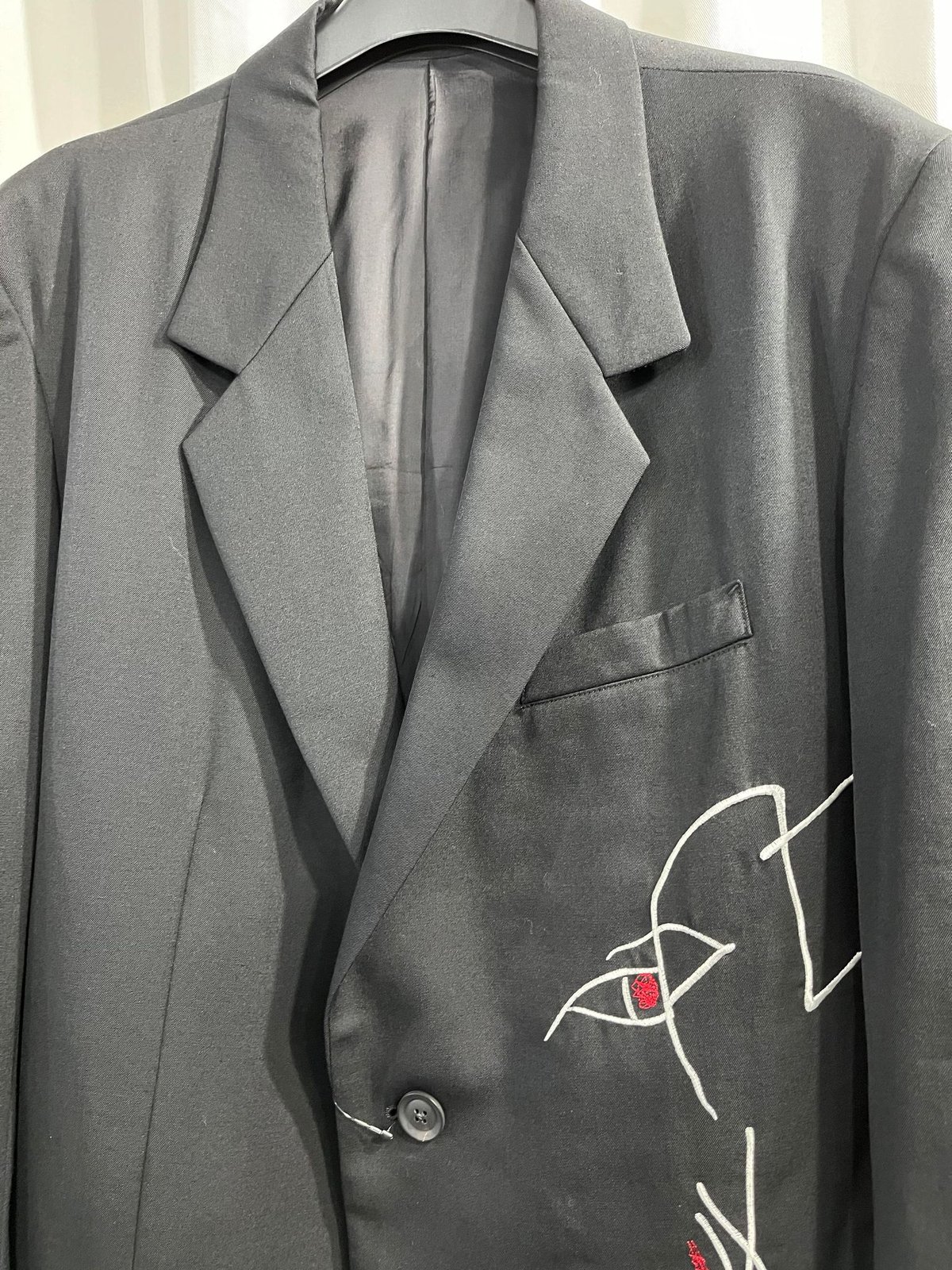 2022SS yohji yamamoto pour homme リエ刺繡ジャケット（HG-J