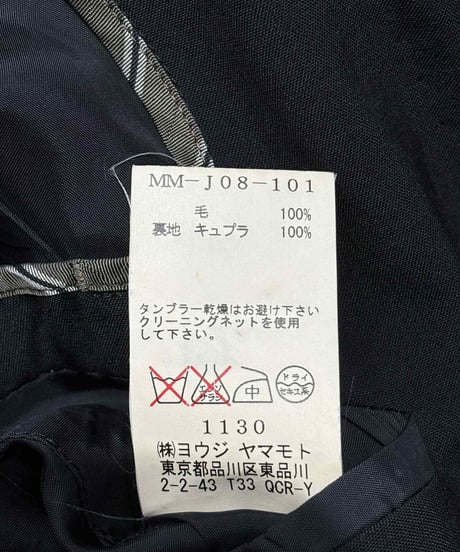 難あり Y's yohji yamamoto 2ボタンジャケット（MM-J08-101）