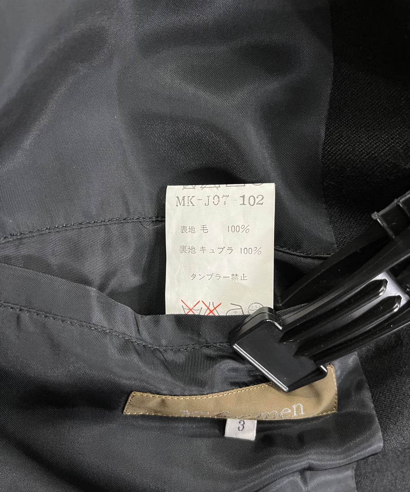 Y's for men yohji yamamoto 3釦デザインジャケット(MK-J07-1 Y's for men yohji yamamoto 3釦デザインジャケット(MK-J07-1