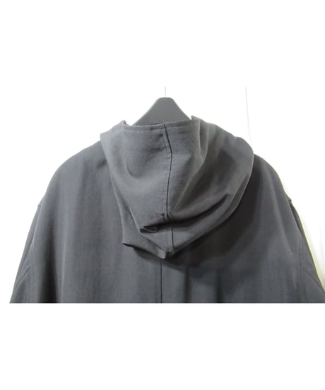 18aw REGULATION MEN yohji yamamoto pour homme フーテッドロングコート（HV-C98-148）