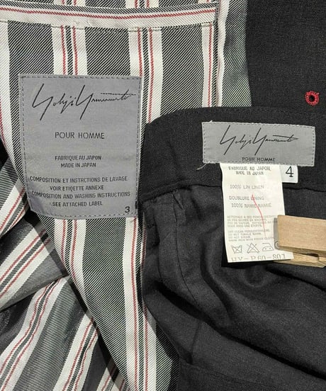 美品 2015AW yohji yamamoto pour homme セットアップスーツ（HY-J62-800）