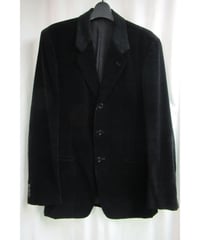 yohji yamamoto COSTUME D' homme 襟デザインベロアジャケット HV-J84-022