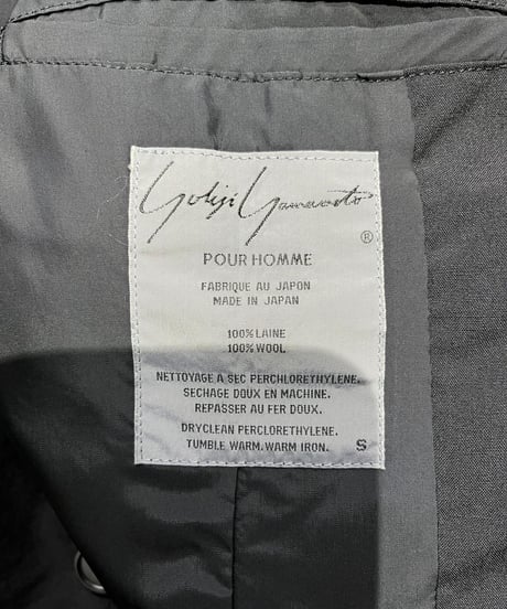 1980's yohji yamamoto pour homme vintage 2釦ジャケット（H-J-069xxx）