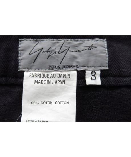 01ss yohji yamamoto pour homme ミリタリーデザイン コットンパンツ（HX-P95-067）