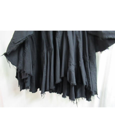 AD2004 JUNYA WATANABE COMME des GARCONS アシメトリーデザインフレアスカート JO-S094