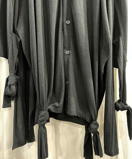 未使用 2024SS yohji yamamoto pour homme フードロングカーディガン（HS-T75-382）