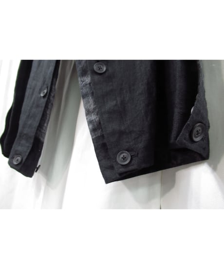未使用 21ss yohji yamamoto pour homme 麻 プリントデザインパンツ（HD-P42-802）