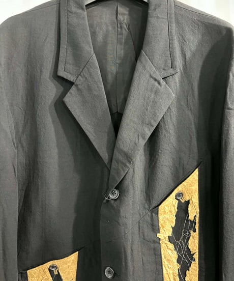 未使用 1999SS yohji yamamoto pour homme vintage デザインジャケット（HC-J73-827）